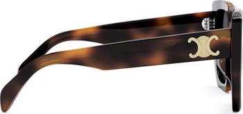 Triomphe 55mm Butterfly Sunglasses