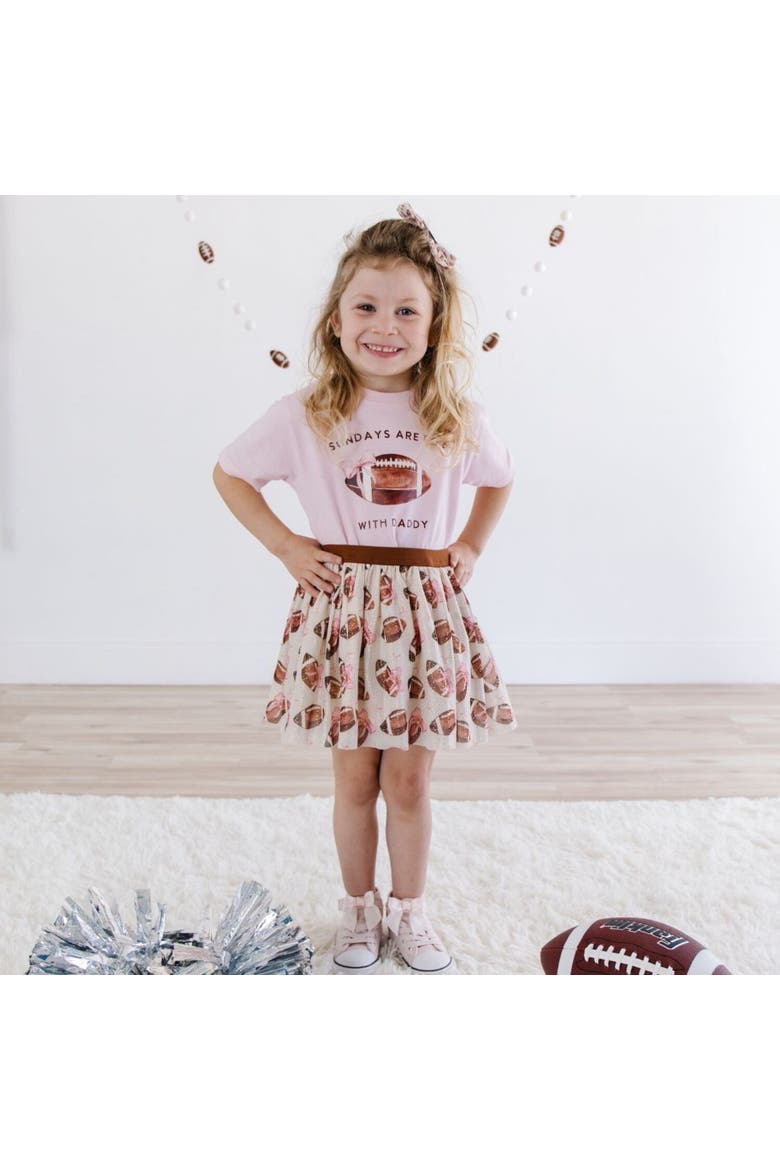 Football Cutie Tutu, Alternate, color, Ivory