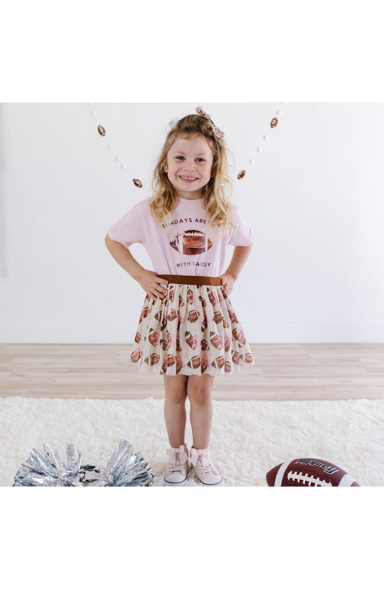 Sweet Wink Football Cutie Tutu, Alternate, color, Ivory