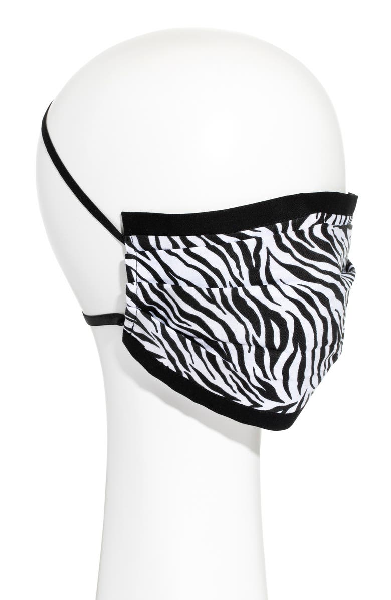 L. Erickson Peace Adult Pleated Reversible Face Mask, Alternate, color, 