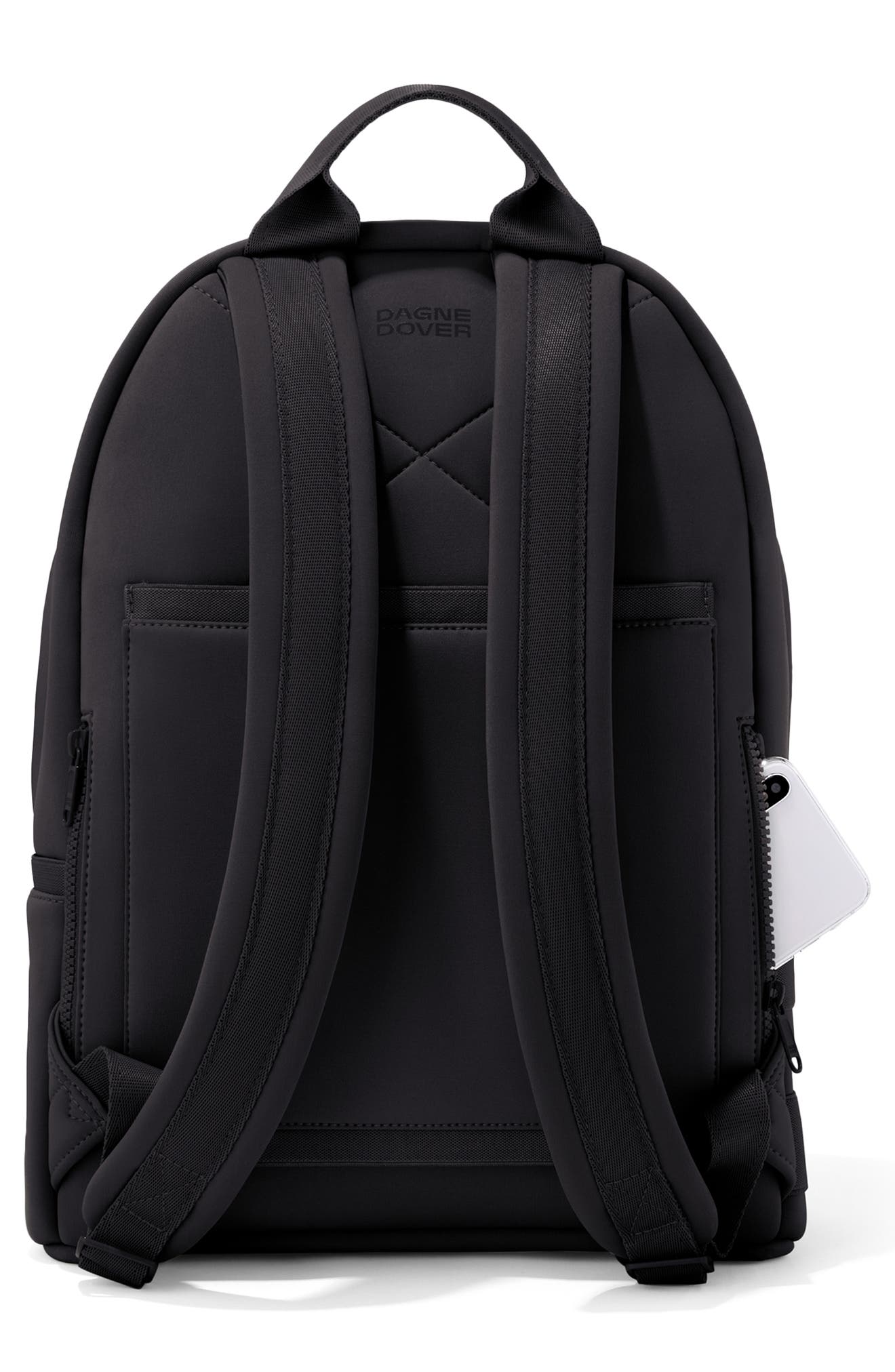 Dagne Dover Dakota Medium Neoprene Backpack, Alternate, color, Onyx