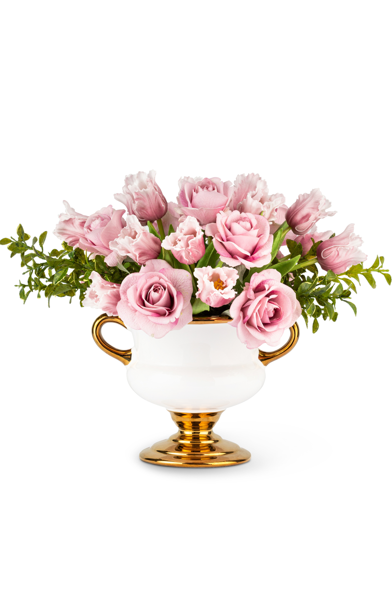 CocoBella Jolie Rose and Tulip RealTouch Trophy Bowl, Main, color, 