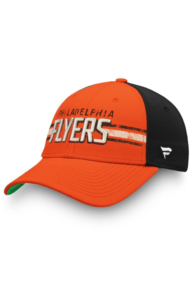 Men's Fanatics Branded Orange/Black Philadelphia Flyers True Classic Structured Adjustable Hat, Main, color, Orange