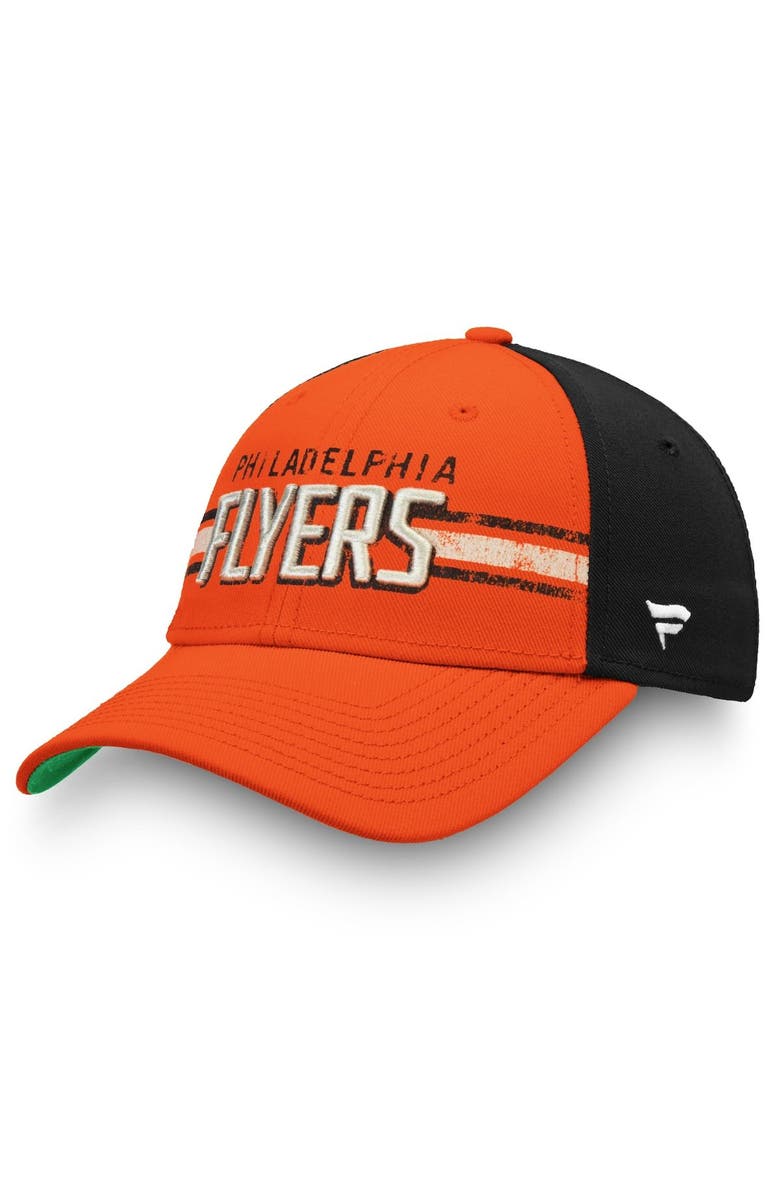 FANATICS Men's Fanatics Branded Orange/Black Philadelphia Flyers True Classic Structured Adjustable Hat, Main, color,