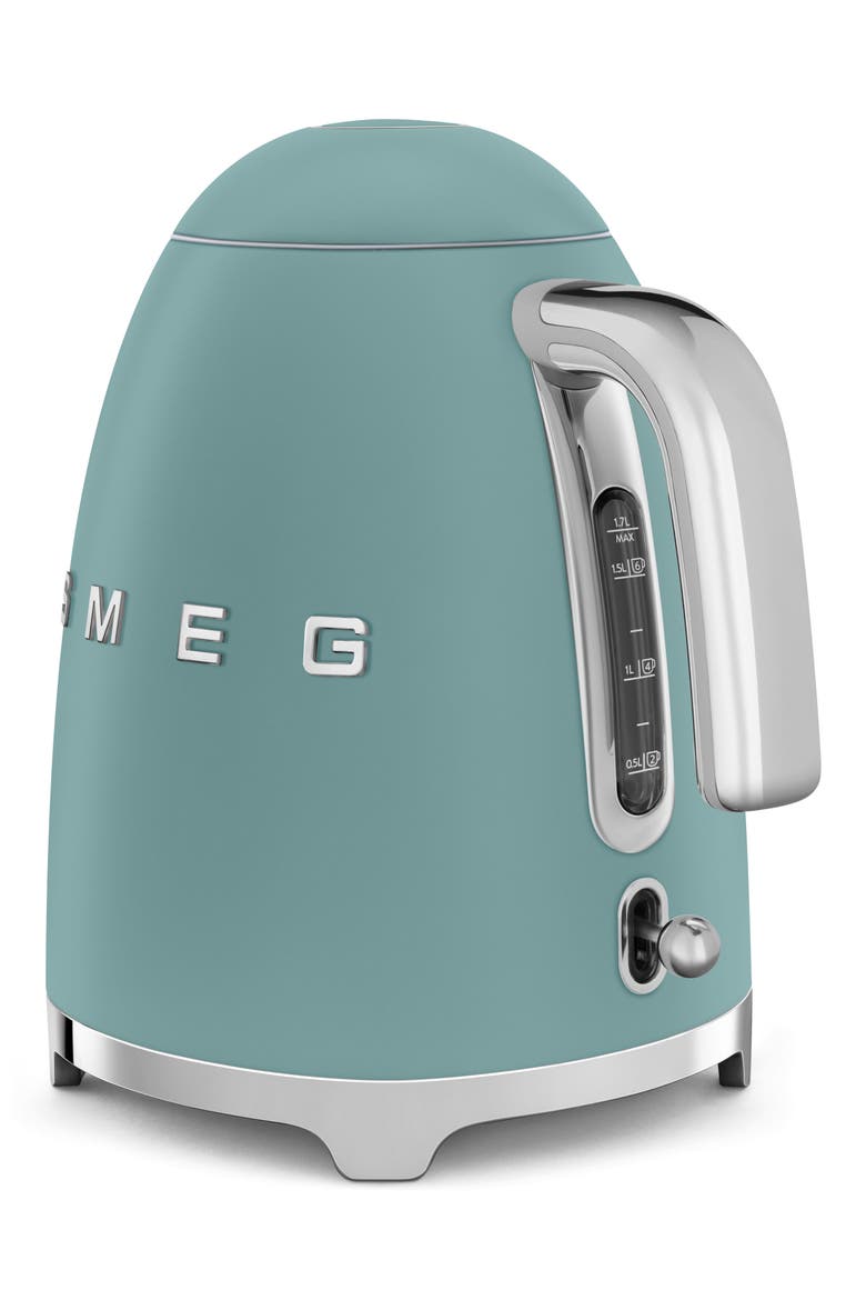 '50s Retro Style Electric Kettle, Alternate, color, MATTE JADE