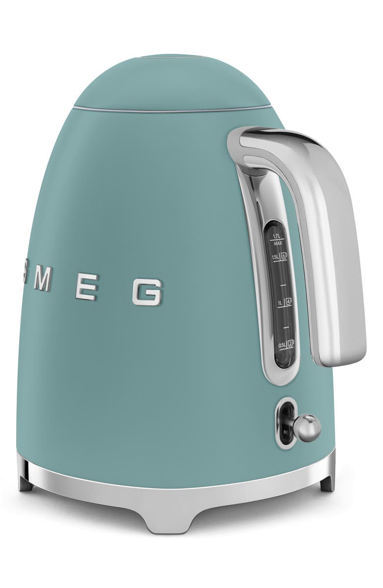 smeg '50s Style 7-Cup Electric Kettle, Alternate, color, Matte Jade