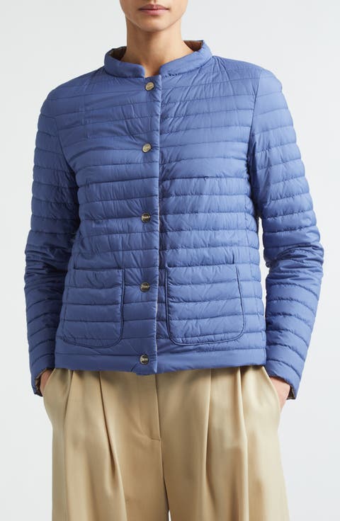 Matte to Shiny Reversible Down Puffer Jacket