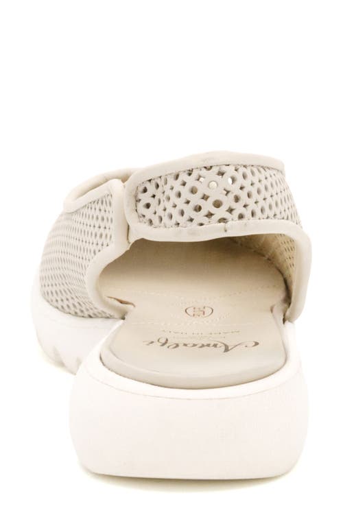 Amalfi By Rangoni Egregio Slingback Sneaker In Off White Vapor