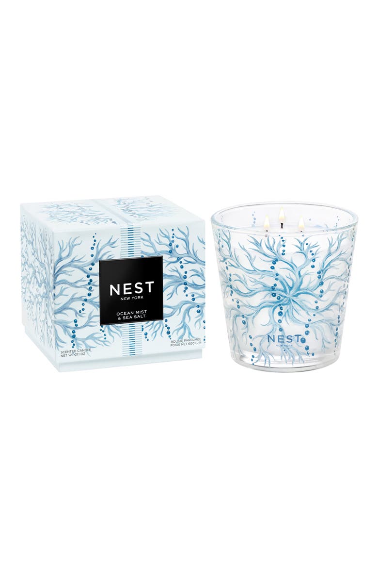 Ocean Mist & Sea Salt Candle, Main, color, NO COLOR