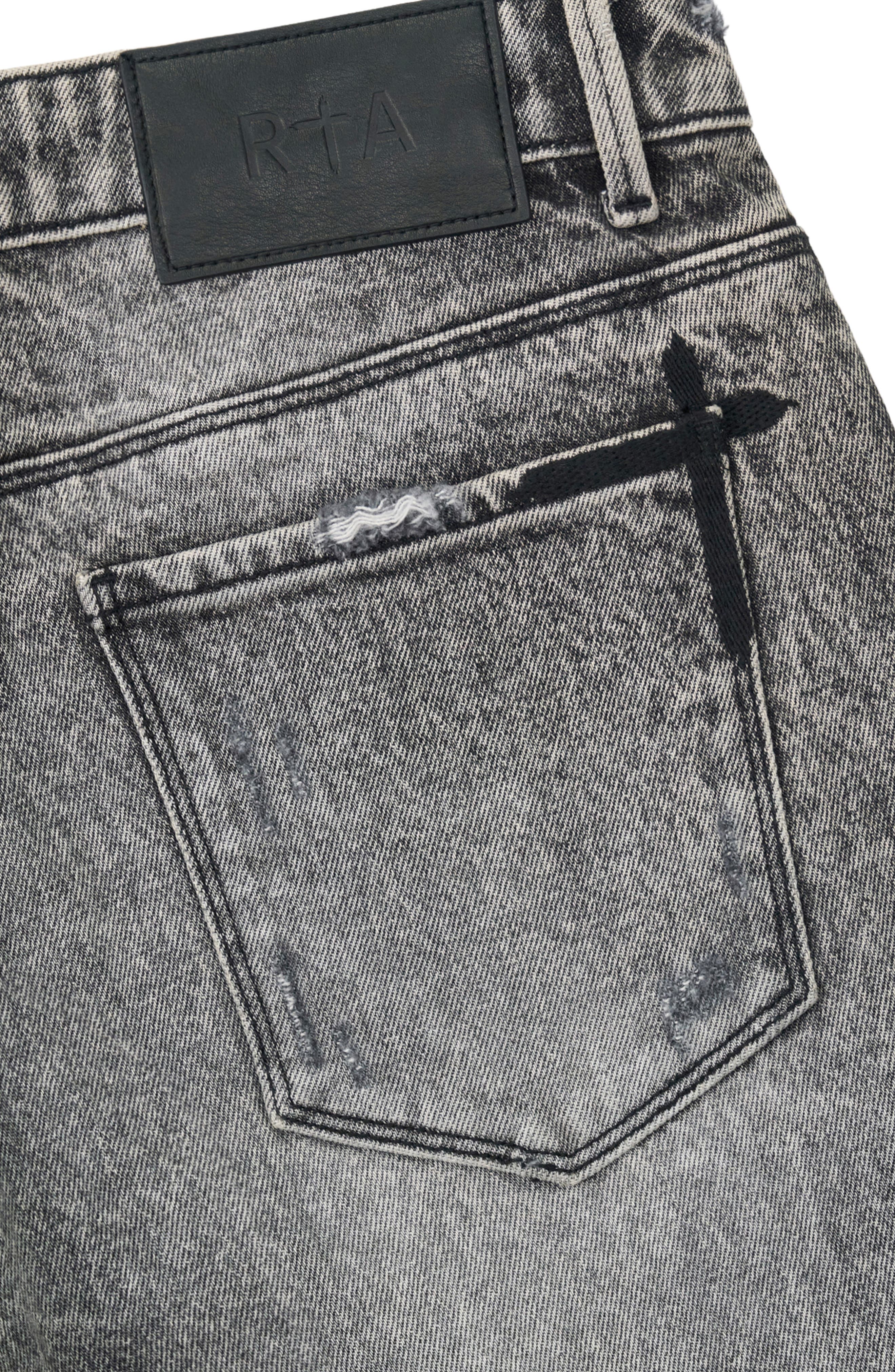 RtA Bryant Embroidered Skinny Jeans (Men) | Nordstrom