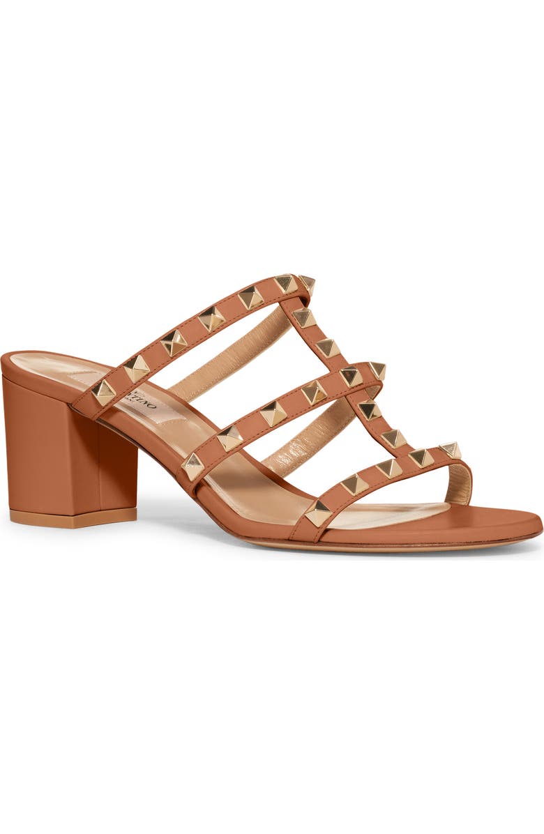 Valentino Garavani Valentino Rockstud Slide Sandal, Main, color,