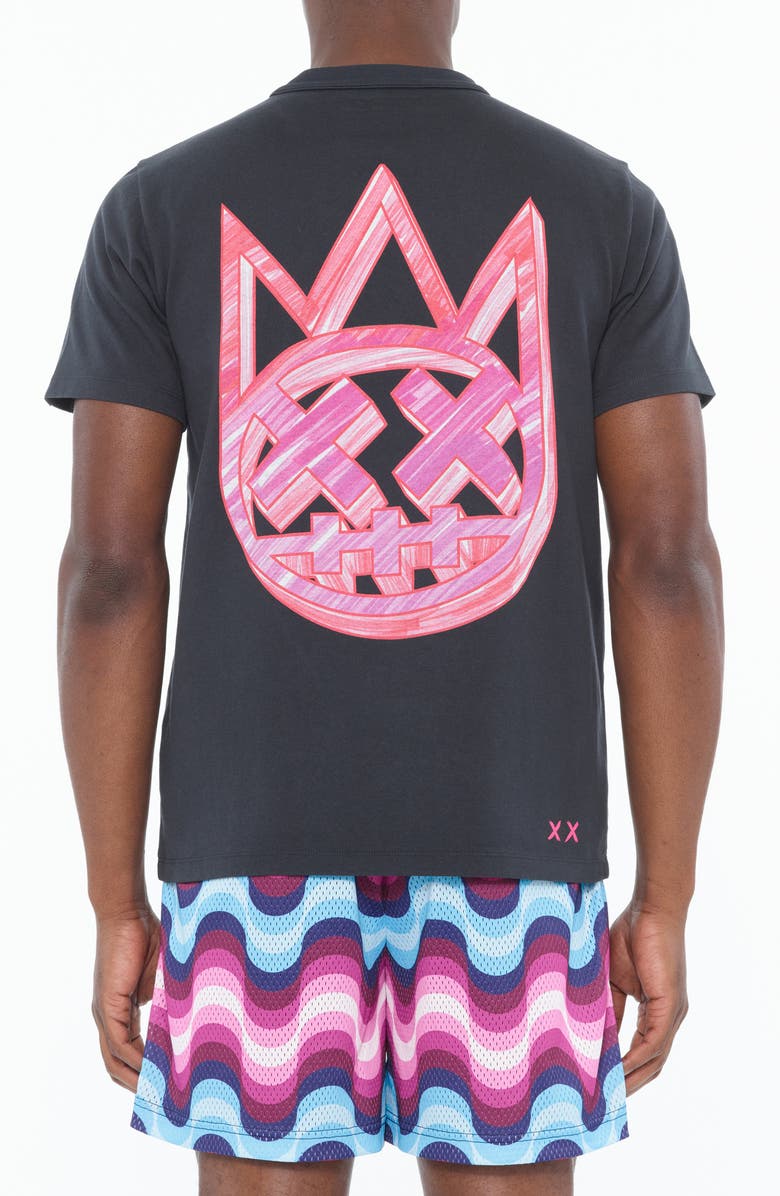 Cult of Individuality Shimuchan Cotton Graphic T-Shirt, Alternate, color, Steel