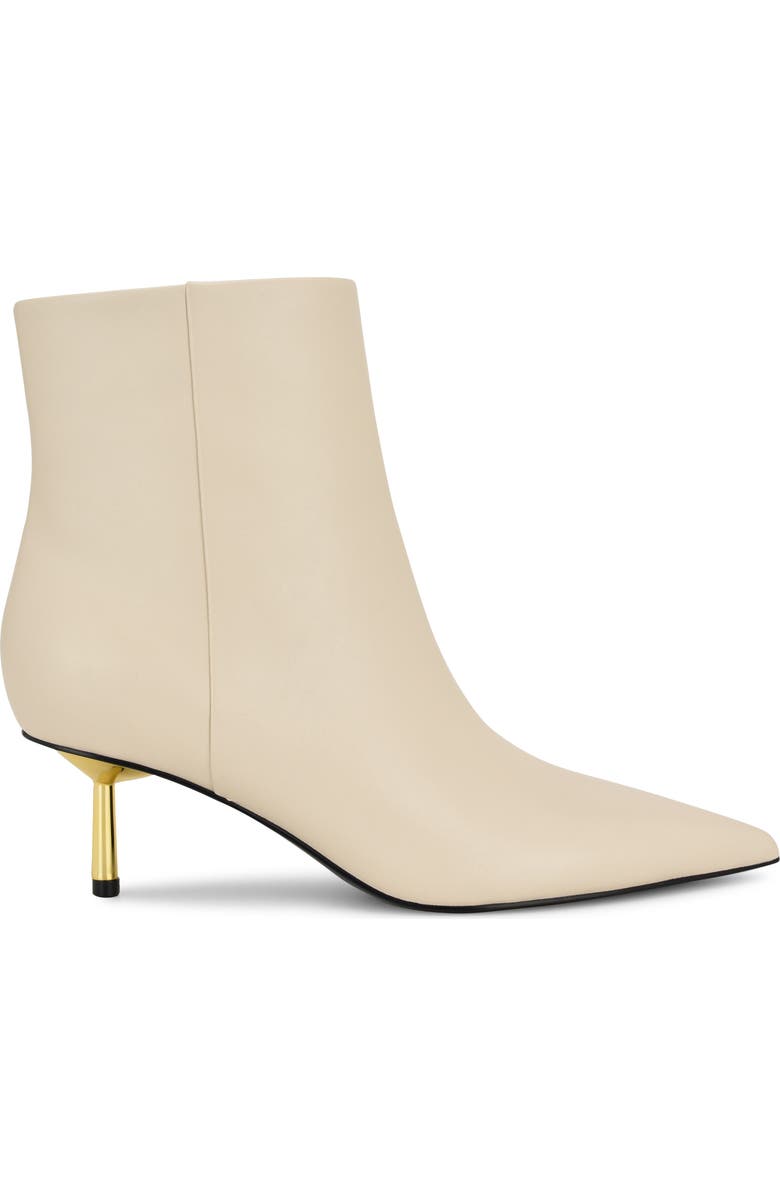 Nine West Hamesa Pointed Toe Bootie, Alternate, color, Ivory