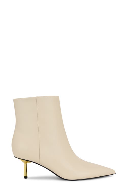 Nine West Hamesa Pointed Toe Bootie In White