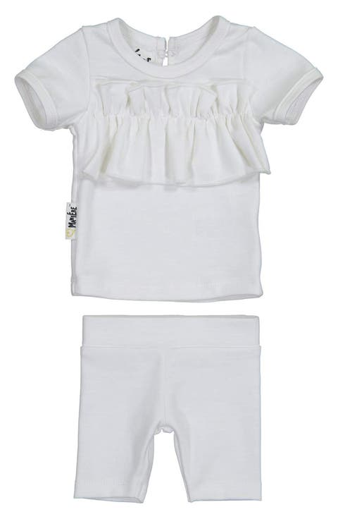 Kids' Ruffle Top & Bike Shorts Set (Baby & Toddler)