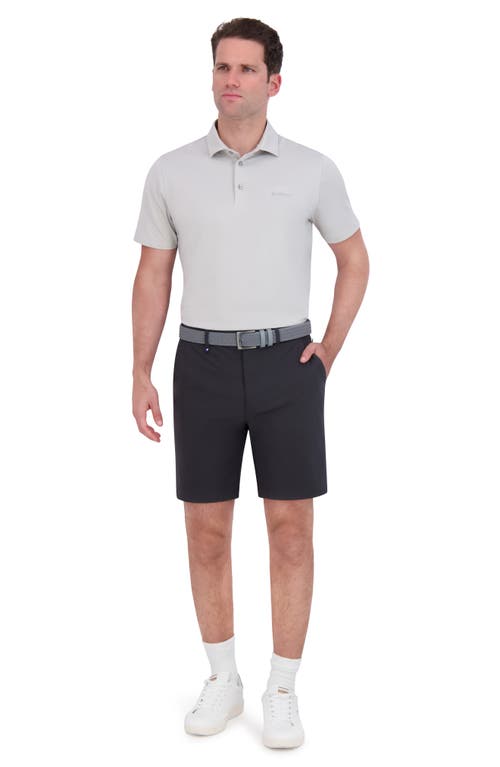 Ben Sherman Solid Tech Pique Sports Fit Polo In Light Grey
