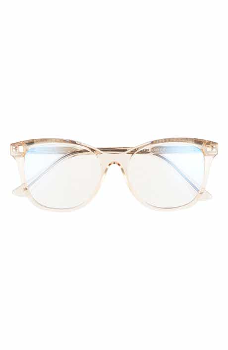 Dallas 52mm Round Blue Light Blocking Glasses