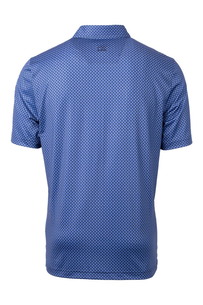 Geo Pattern Performance Polo, Alternate, color, NAVY BLUE