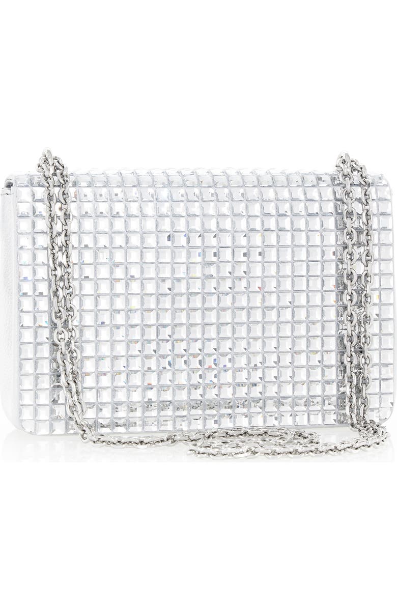 Judith Leiber Cricket Squares Crystal Embellished Clutch, Alternate, color,
