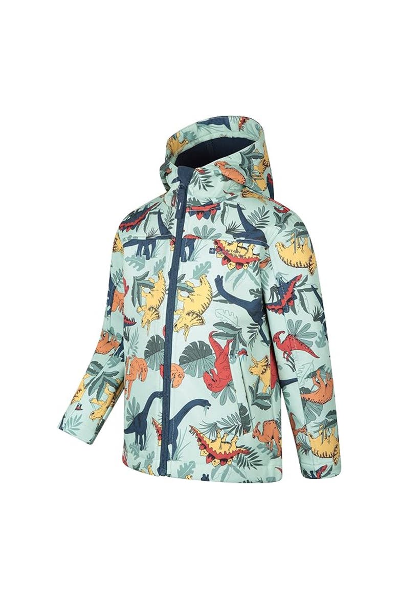 Childrens/Kids Exodus Printed Softshell Water Resistant Jacket, Alternate, color, Multicolored