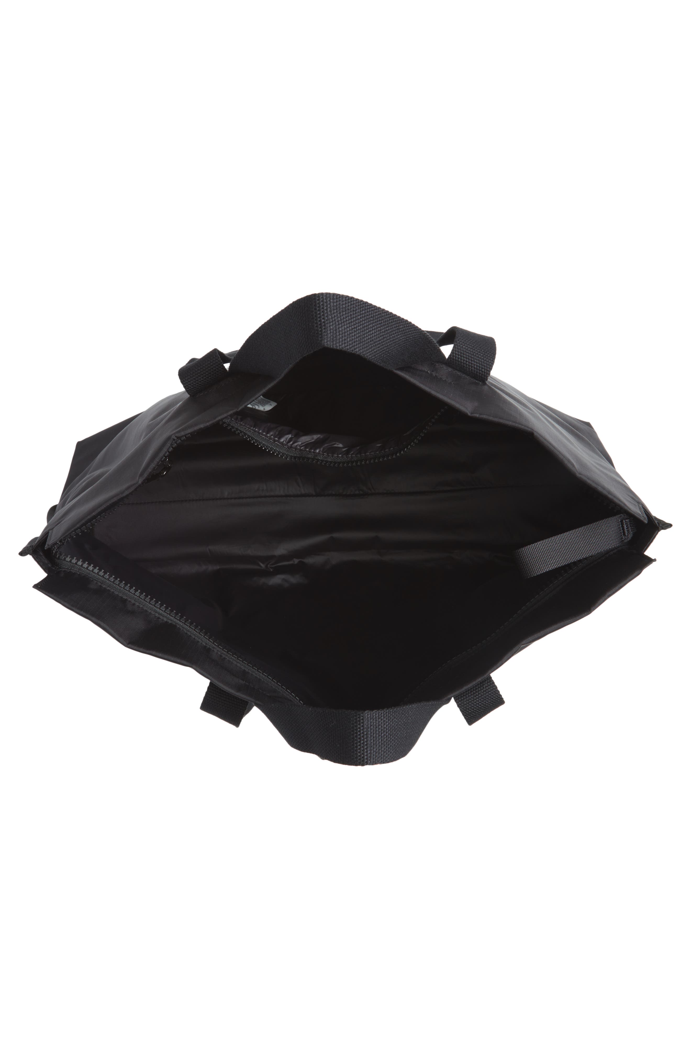 Acne Studios Arvid Face Plaque Zip Tote, Alternate, color, 