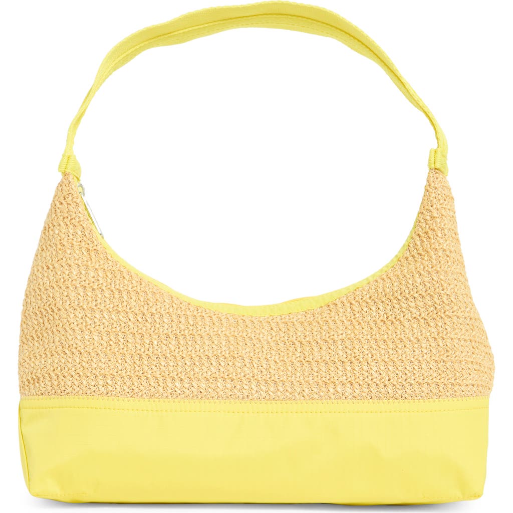 Shop Lesportsac Colorblock Raffia Shoulder Bag