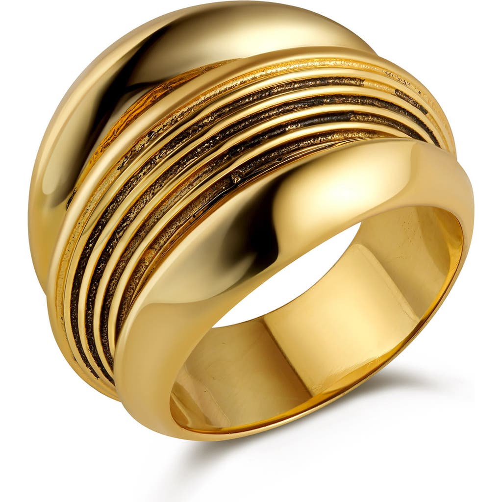 Christina Caruso Triple Stack Ring In 14k Gold