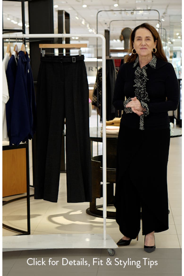 Belted Straight Leg Pants video