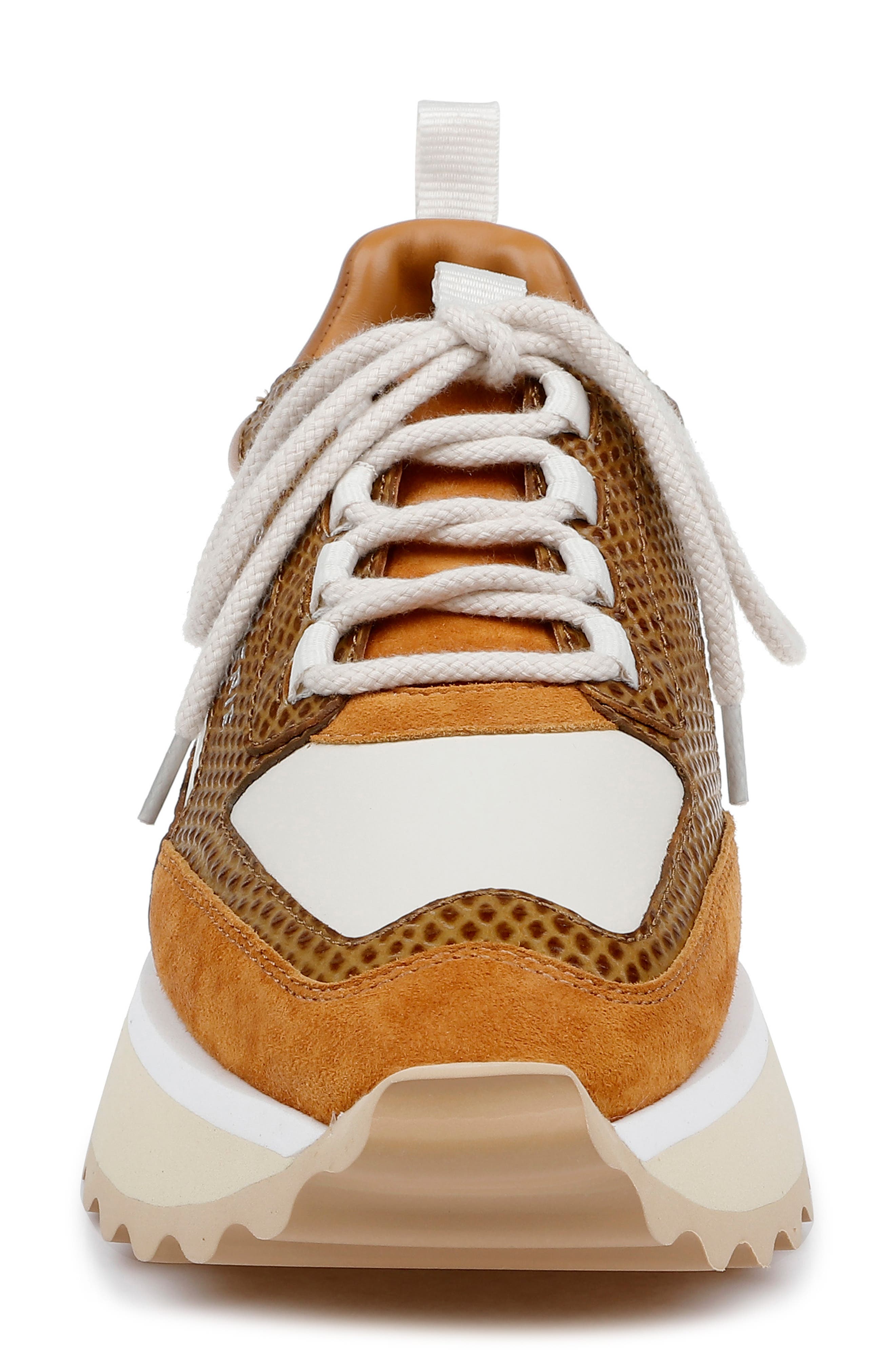 CLERGERIE Opus Leather Sneaker, Alternate, color, Wood Whips