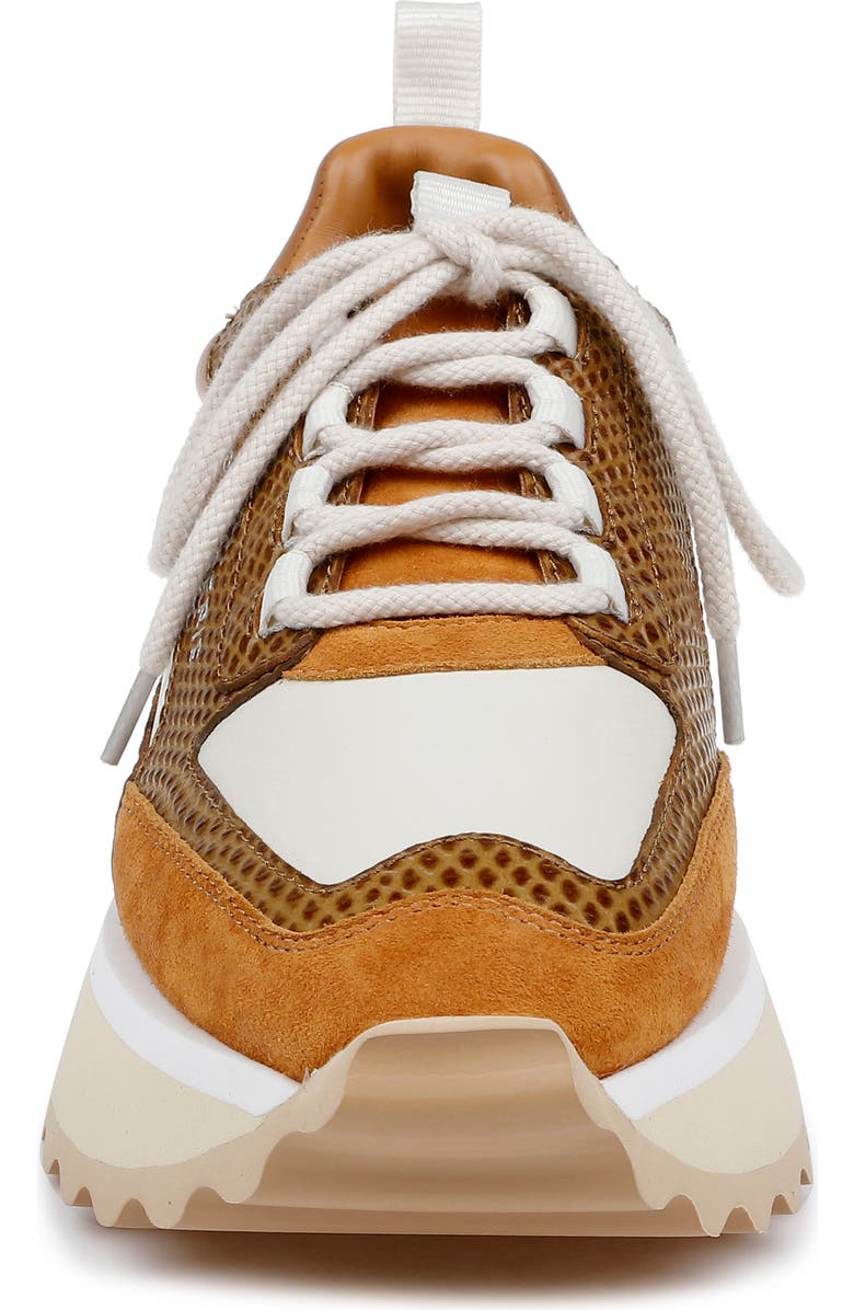 CLERGERIE Opus Leather Sneaker, Alternate, color, Wood Whips
