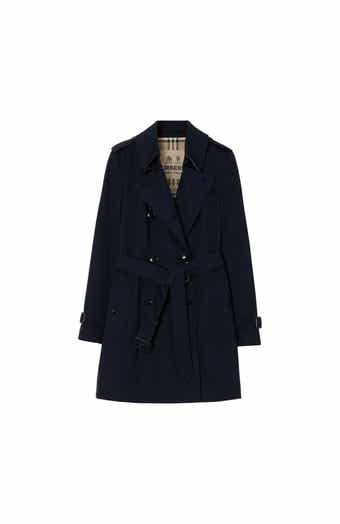 Burberry Mid Length Kensington Heritage Trench Coat Size 02