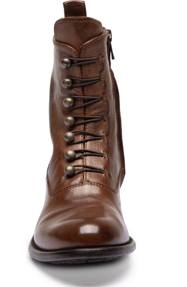 Officine Creative Lis 006 Leather Zipped Boots, Alternate, color, Brown