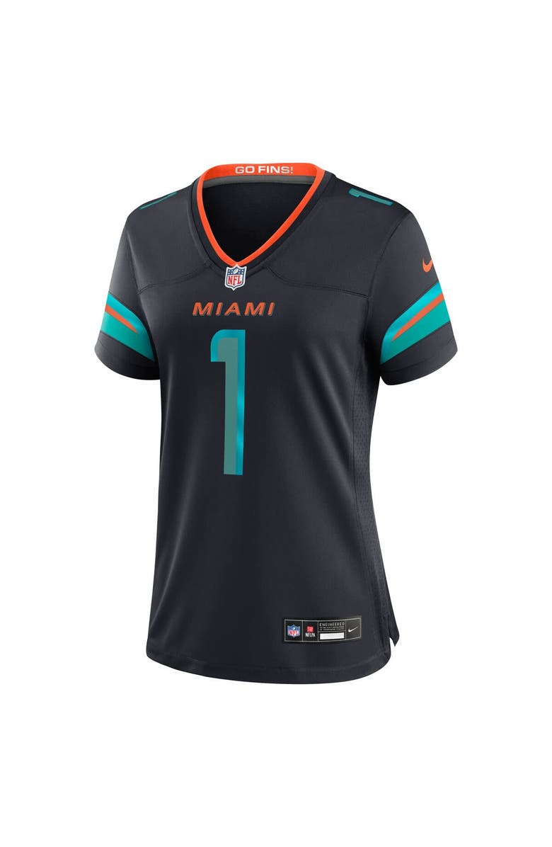 Nike Women's Nike Tua Tagovailoa Pitch Blue Miami Dolphins 2025 Rivalries Collection Game Jersey, Alternate, color, Navy
