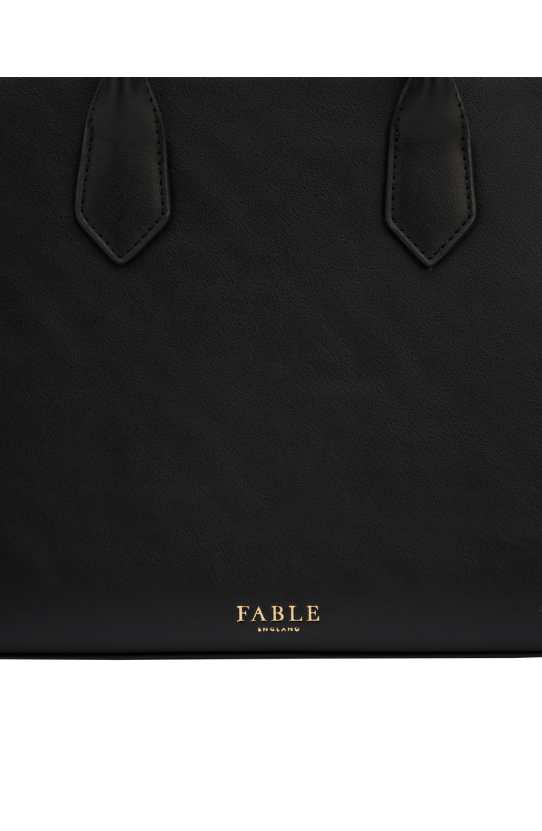 Fable England Grace Structured Tote, Alternate, color, Black