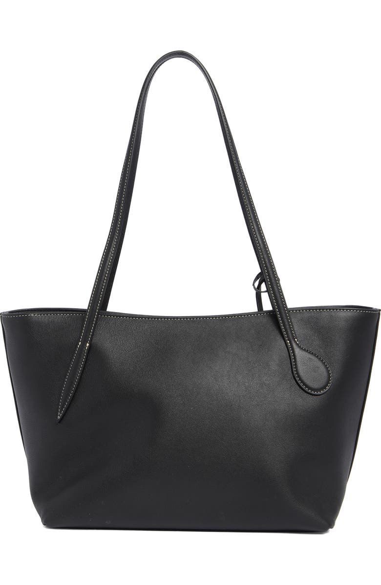 LIFFNER Sprout Midi Calfskin Tote, Alternate, color, Black