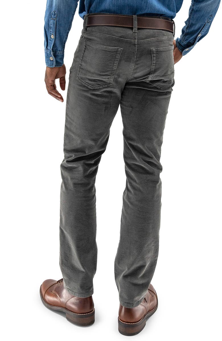 Devil-Dog Dungarees Stretch Corduroy Five Pocket Pants, Alternate, color, Carbon