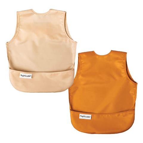 Mess-proof And Tug-proof Closure Apron Bib 2 Pack (toddler)