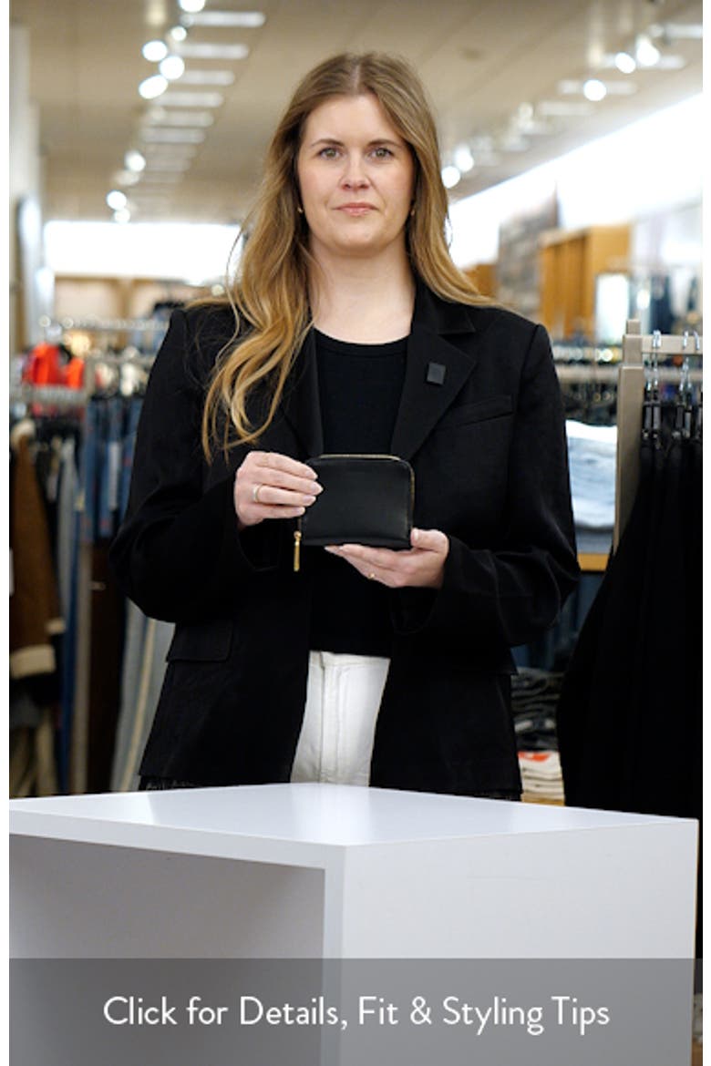 Lena Hex Leather Zip Wallet video