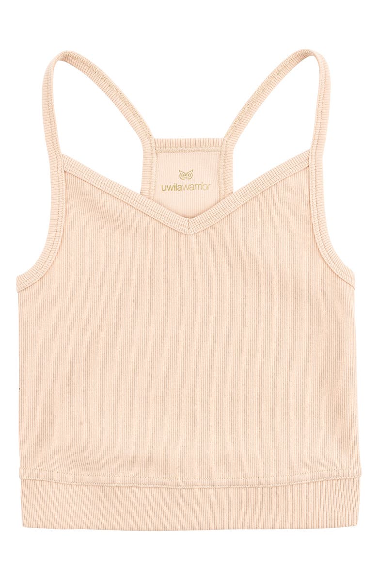 Uwila Warrior Ribbed Crop Camisole, Alternate, color, Smoke Grey