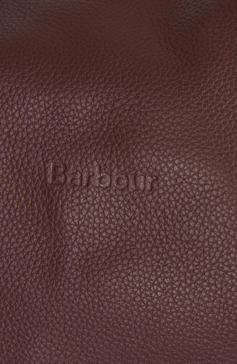 Barbour Medium Travel Explorer Leather Bag, Alternate, color,