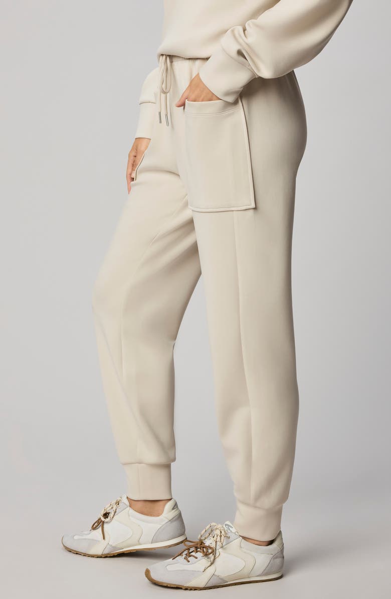 Splendid ScubaSoft Drawstring Joggers, Alternate, color, Pale Oak White