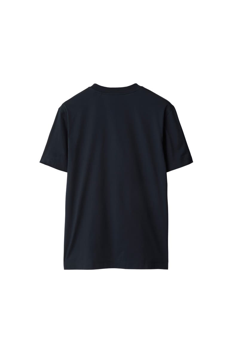 Burberry Cotton T-shirt, Alternate, color, Navy
