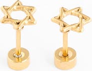 Pip Pop Star of David Stud Earrings