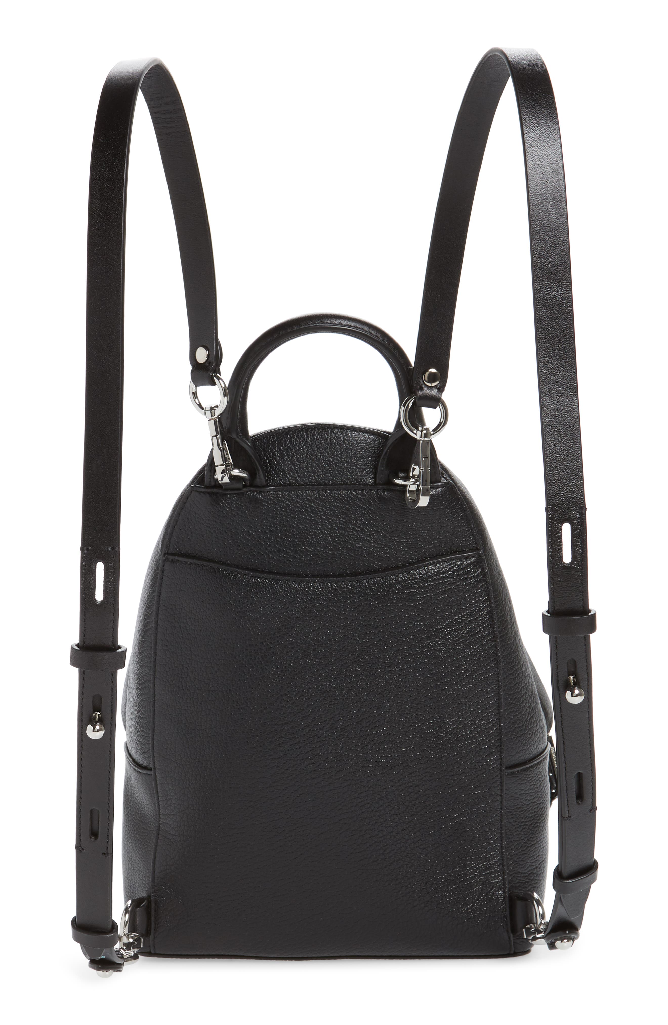 Rebecca Minkoff Mini Emma Convertible Leather Backpack, Alternate, color, 