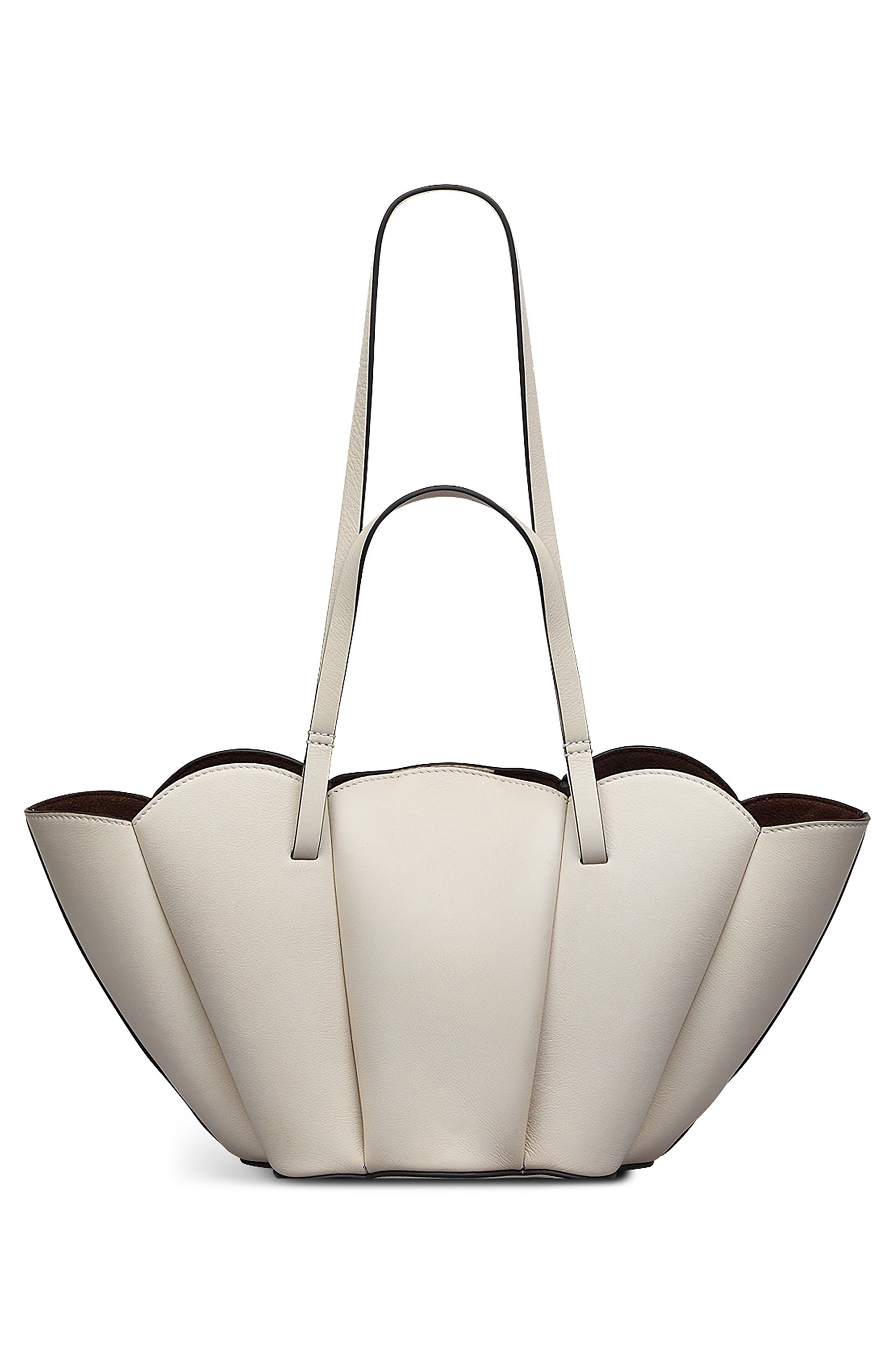 Radley x Kentucky Derby Lily Small Leather Tote, Alternate, color, Chalk