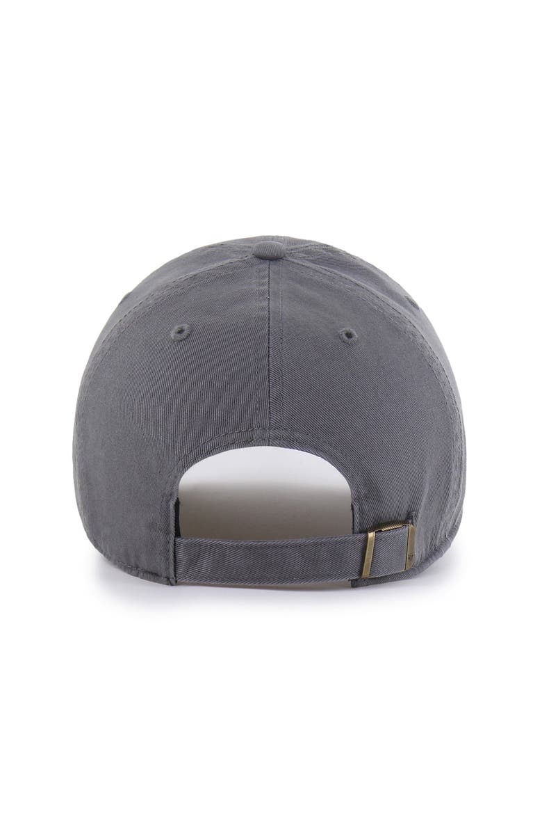 Men's '47 Anthracite Tennessee Volunteers Smokey Grey Ballpark Clean Up Adjustable Hat, Alternate, color, Anthracite