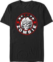 Rob Zombie Men's Rob Zombie Undead Badge Graphic T-Shirt