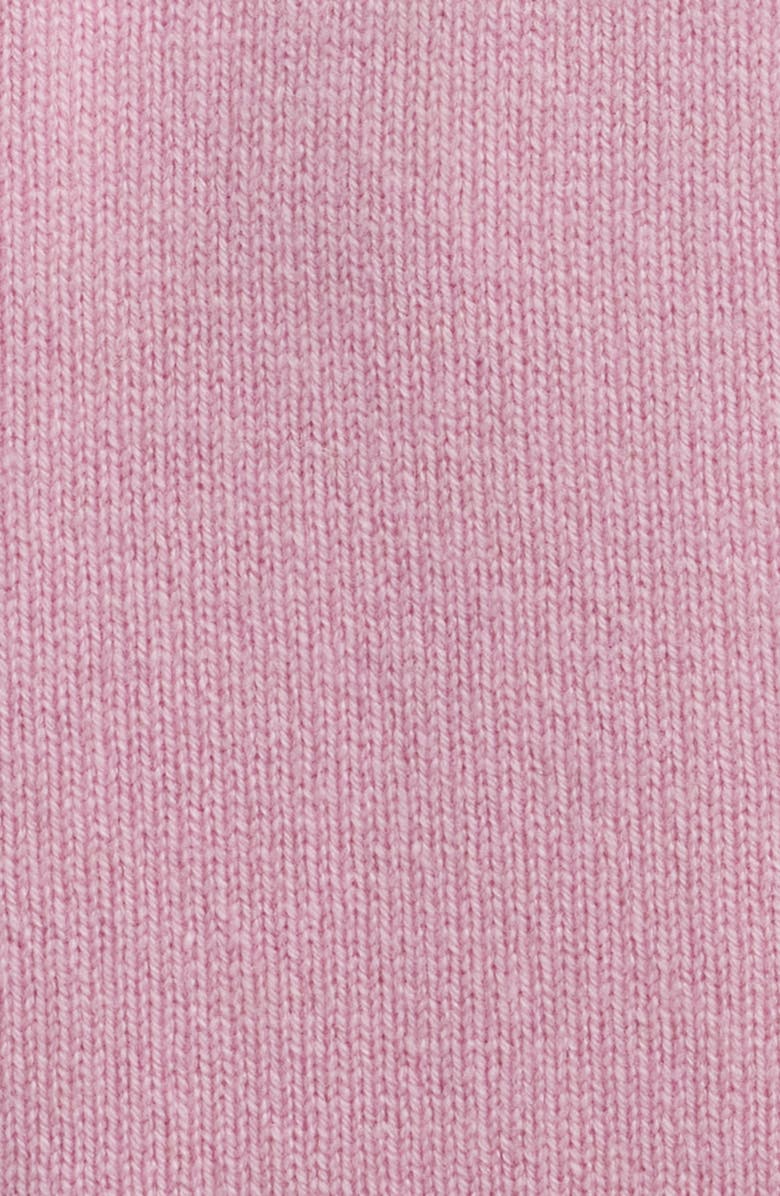 LoveShackFancy Juna Heart Bow Wool & Cashmere Sweater, Alternate, color, Gumball