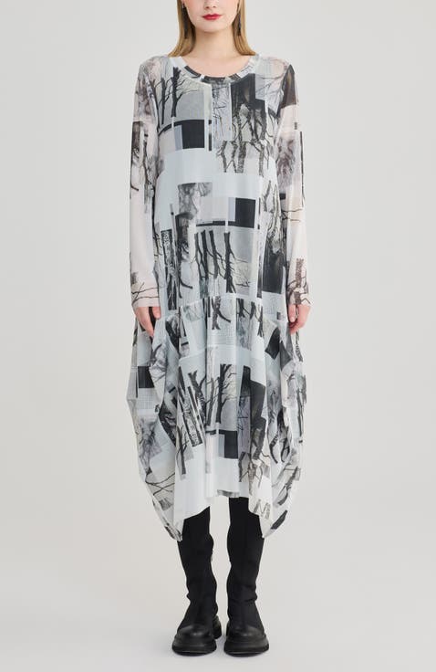 Anya Printed Balloon Dress