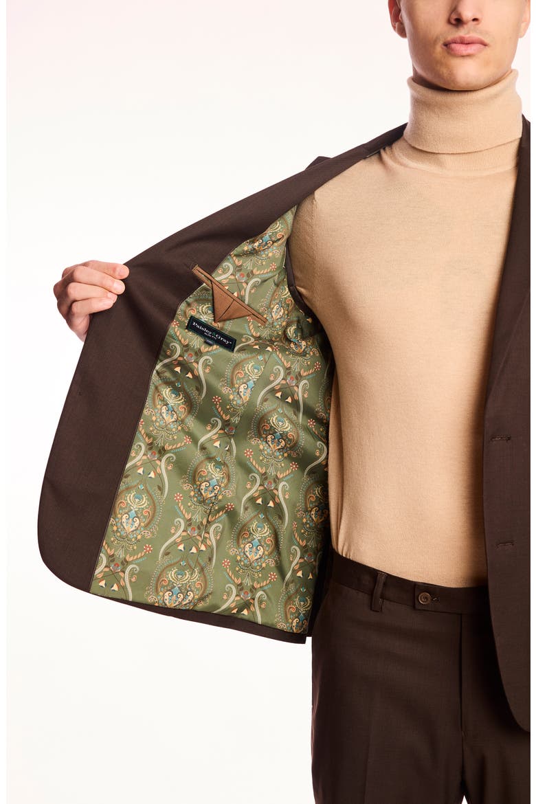 Dover Slim Fit Blazer, Alternate, color, DARK CHOCOLATE